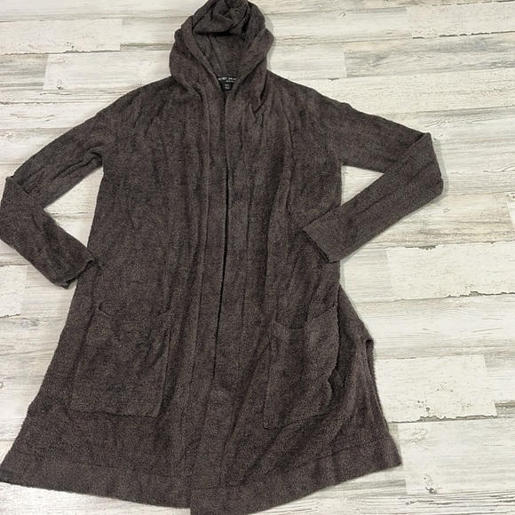 Barefoot Dreams Cozy Chic Hooded Cardigan Size XS/S - Picture 2 of 9